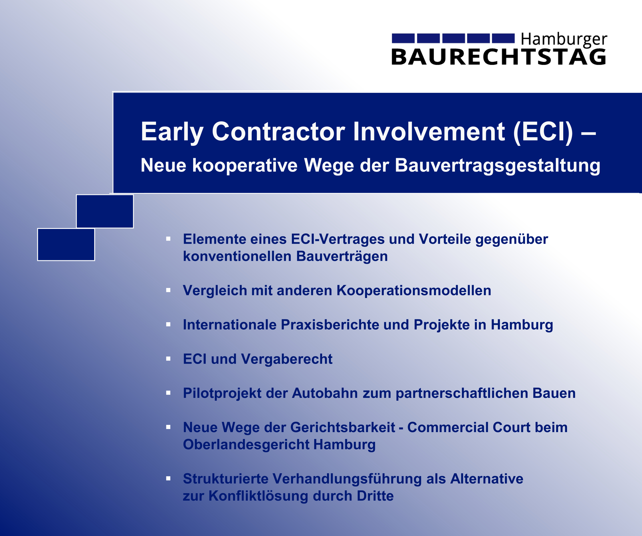 18. Hamburger Baurechtstag